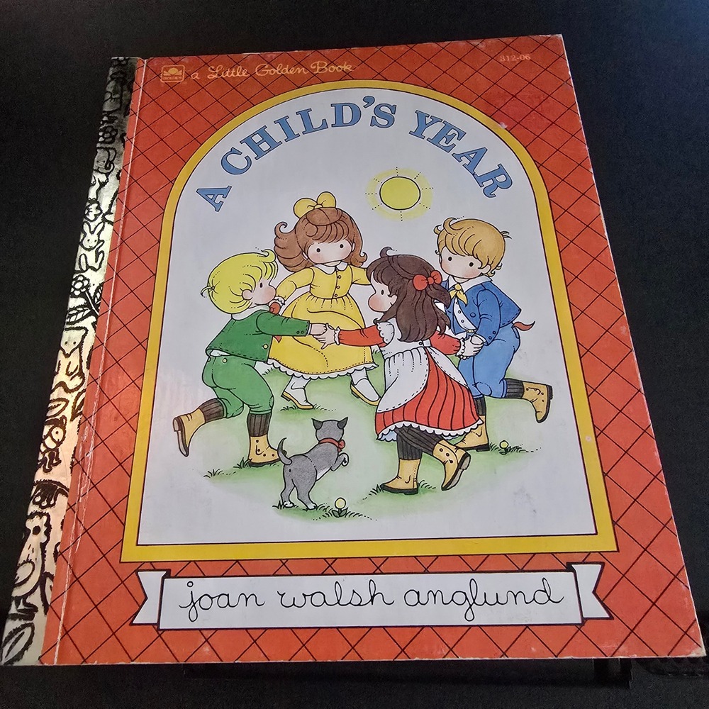 Vintage 1990s Little Golden Book A Childs Year Joan Walsh Anglund Kids Hardcover